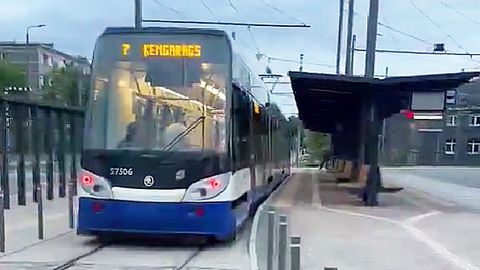 VIDEO ⟩ Rīgā atklāts mobilitātes punkts, kas kopā ar tramvaja līnijas pagarināšanu izmaksājis 28 miljonus eiro