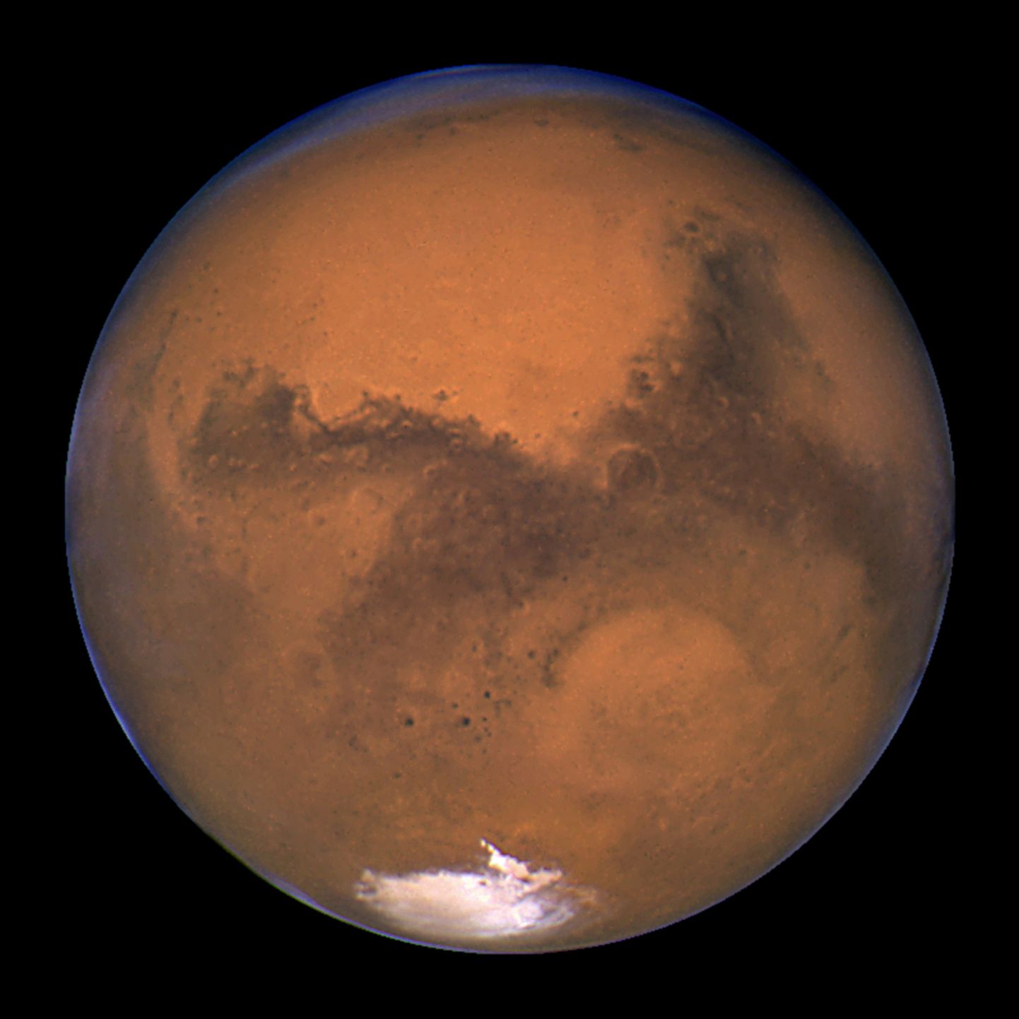 Vesi avastati Marsi lõunapooluse liustike alt.