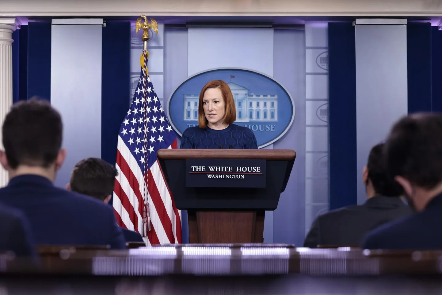 Valge Maja pressiesindaja Jen Psaki.