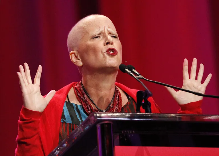 Näitekirjanik Eve Ensler 2010 Californias Long Beachil naisteteteemalisel konverentsil