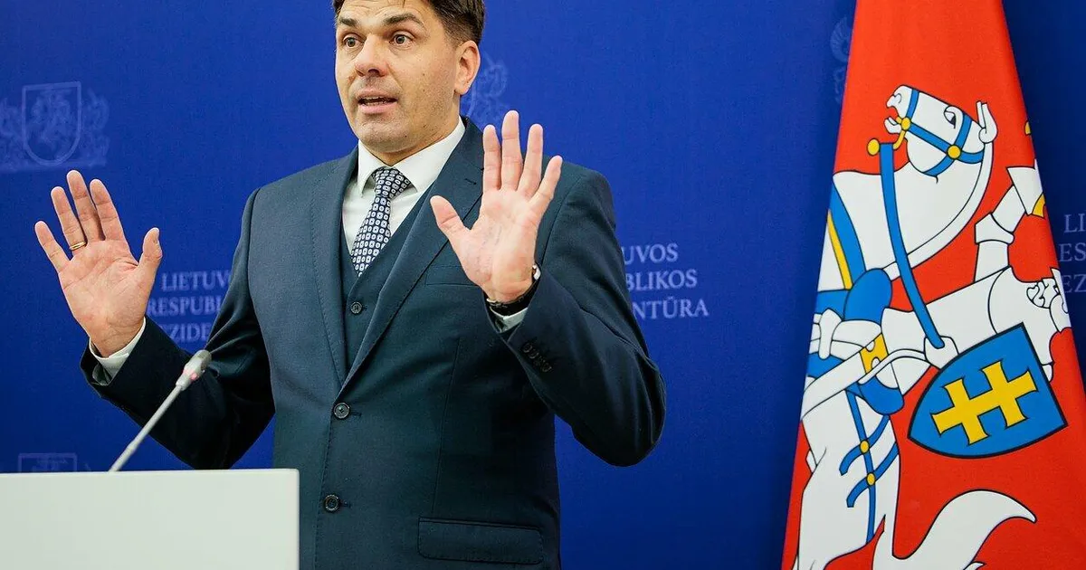 Leedu vihatud kultuuriminister astus peale kaheksat ametipäeva tagasi