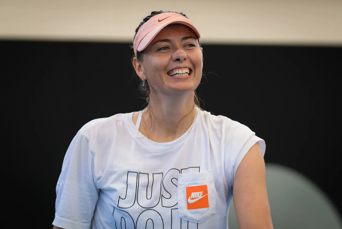 Maria Šarapova  käesoleva aasta 2. jaanuaril Brisbane`is.