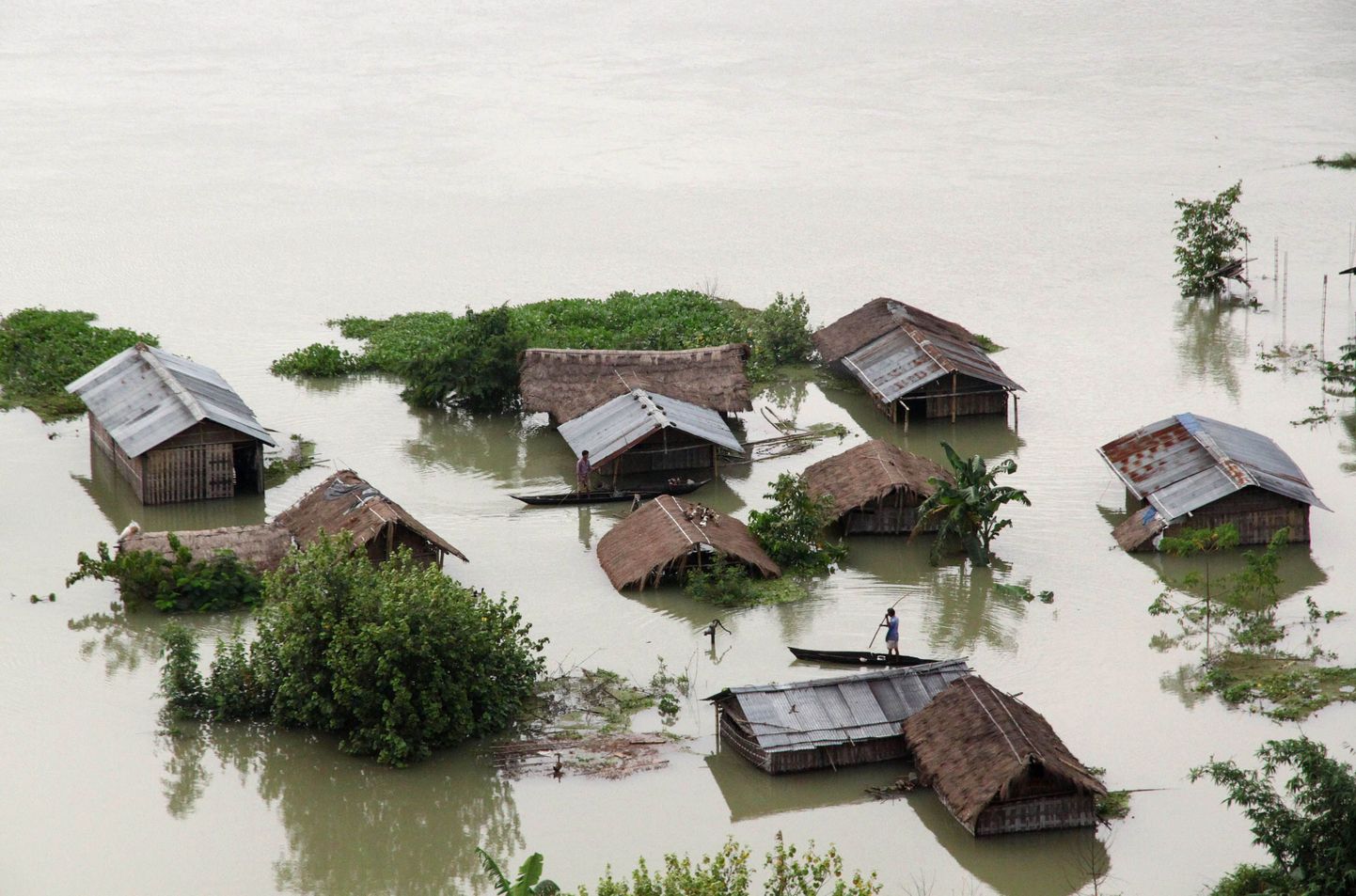 Üleujutus Assamis.