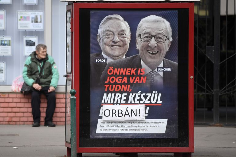 Orbani käivitatud plakatikampaania. 
