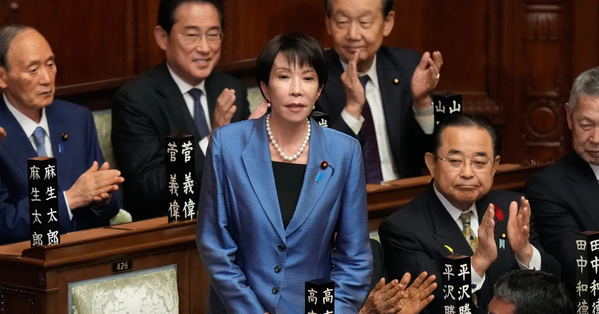 Jaapan sai ajaloo esimese naispeaministri – Sanae Takaichi