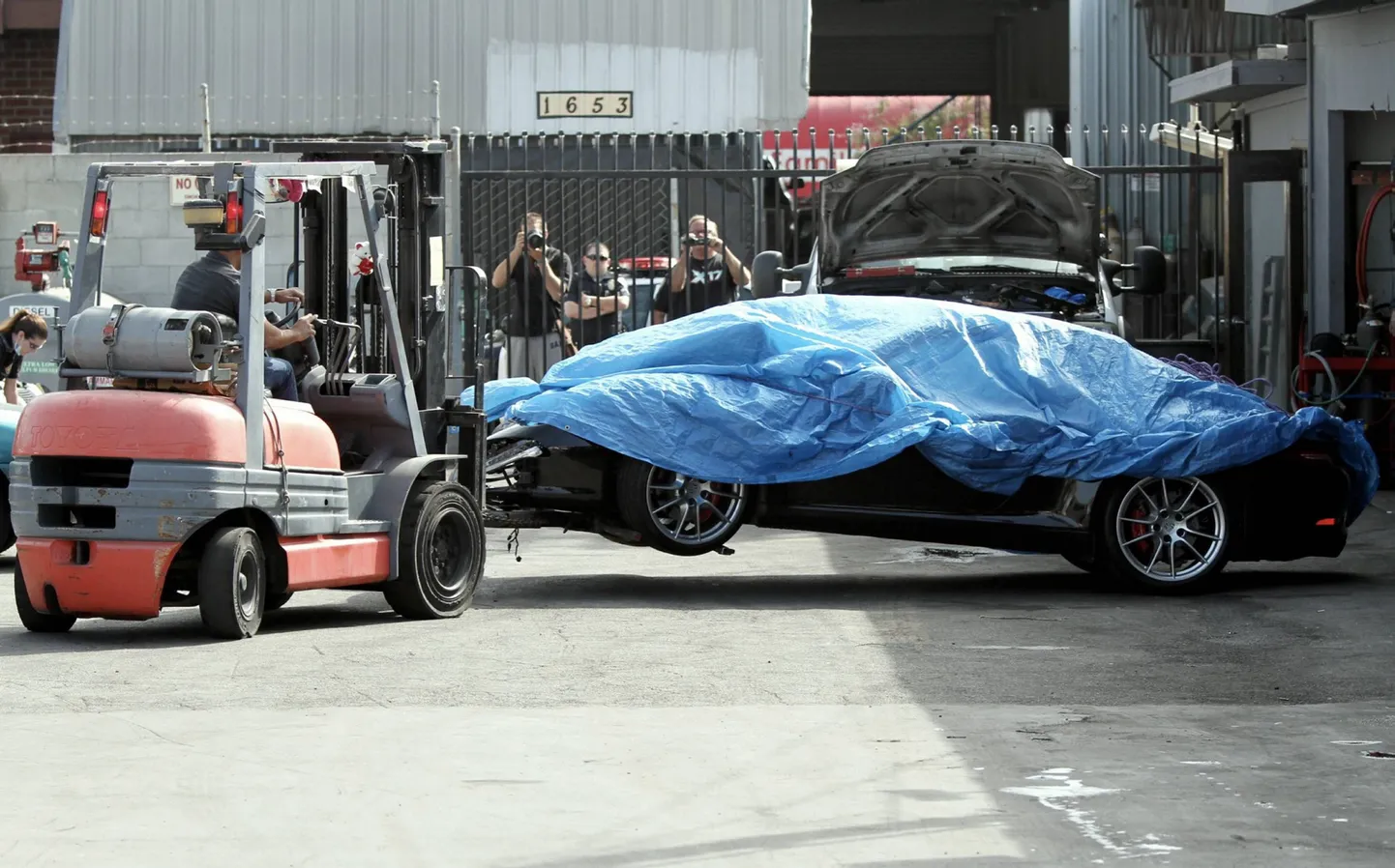 Lindsay Lohan tegi Porschega avarii