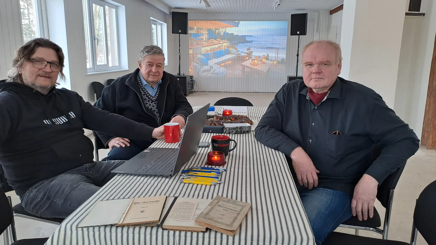 Setomaa Karskusseltsi loojad: (vasakult) Rein Järvelill, Mait Klaassen ja Arved Breidaks