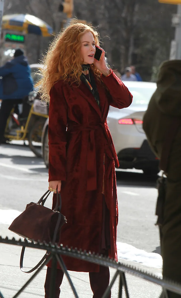 Nicole Kidman uue seriaali võttel