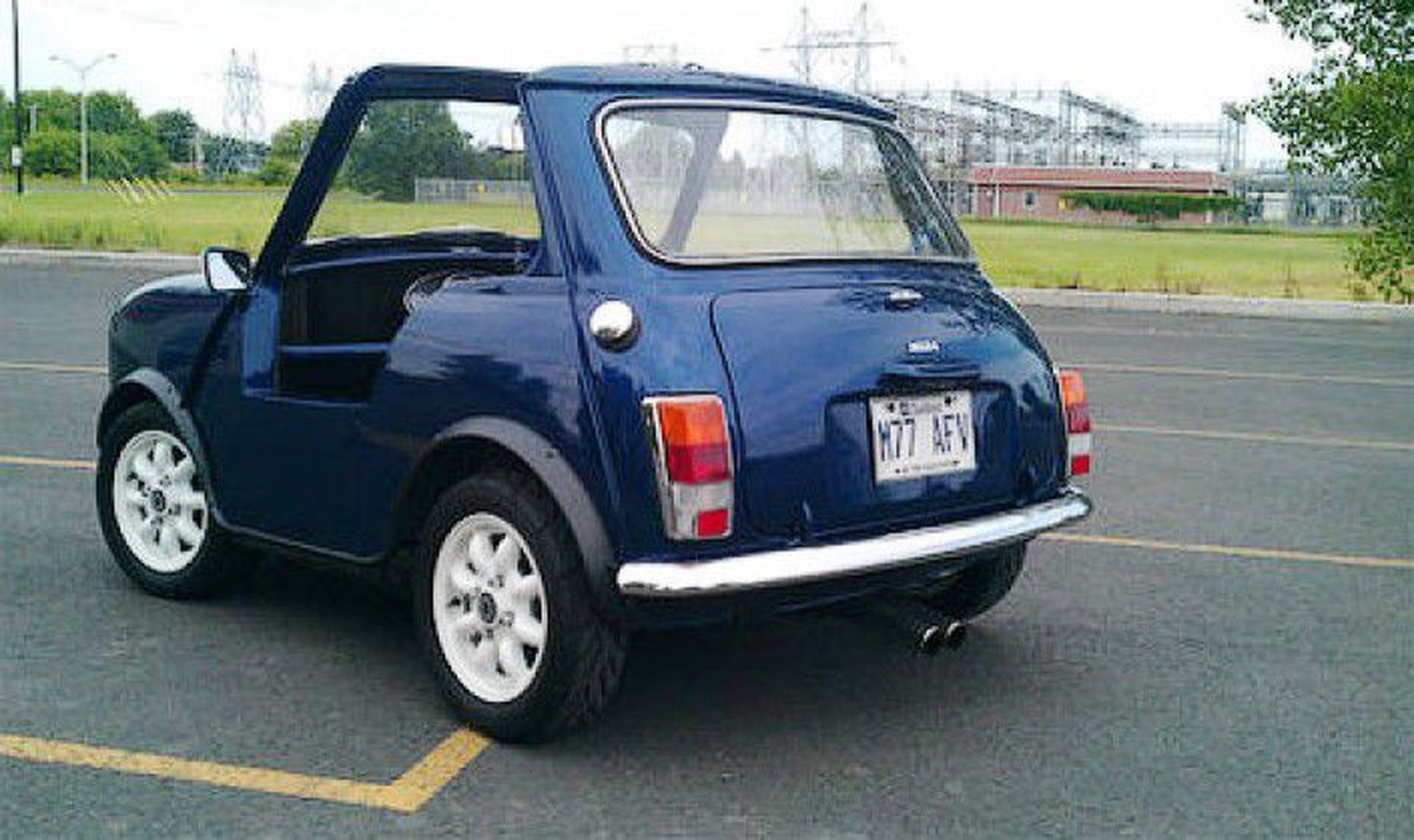 Lühendatud 1977. aasta Austin Mini.