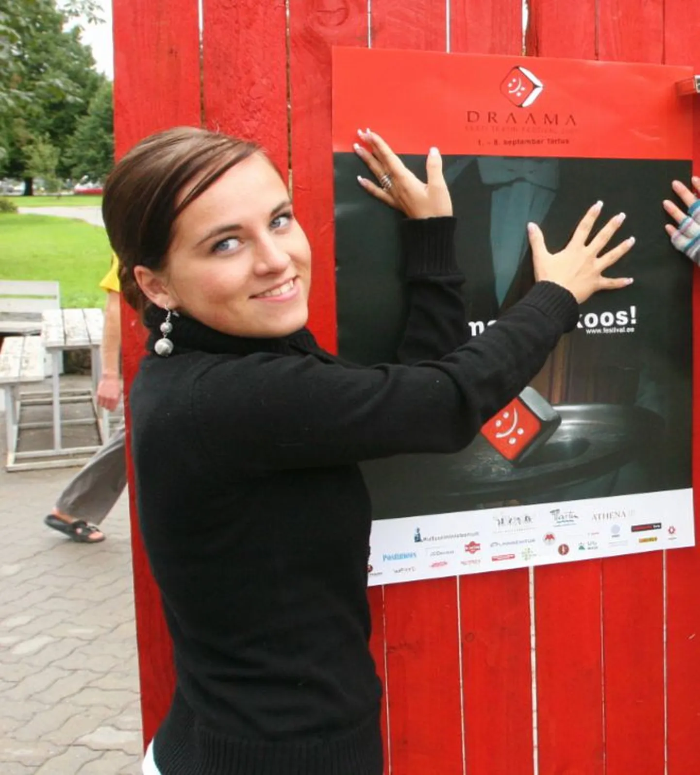 Draama 2009 programmijuht Kadri Kasterpalu kahe aasta eest Draama 2007 korraldamas.