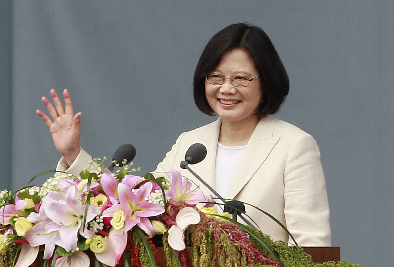 Tsai Ing-wen lubab kaitsta Taiwani rahva elustiili: 23 miljoni elaniku vabadust ja demokraatiat.