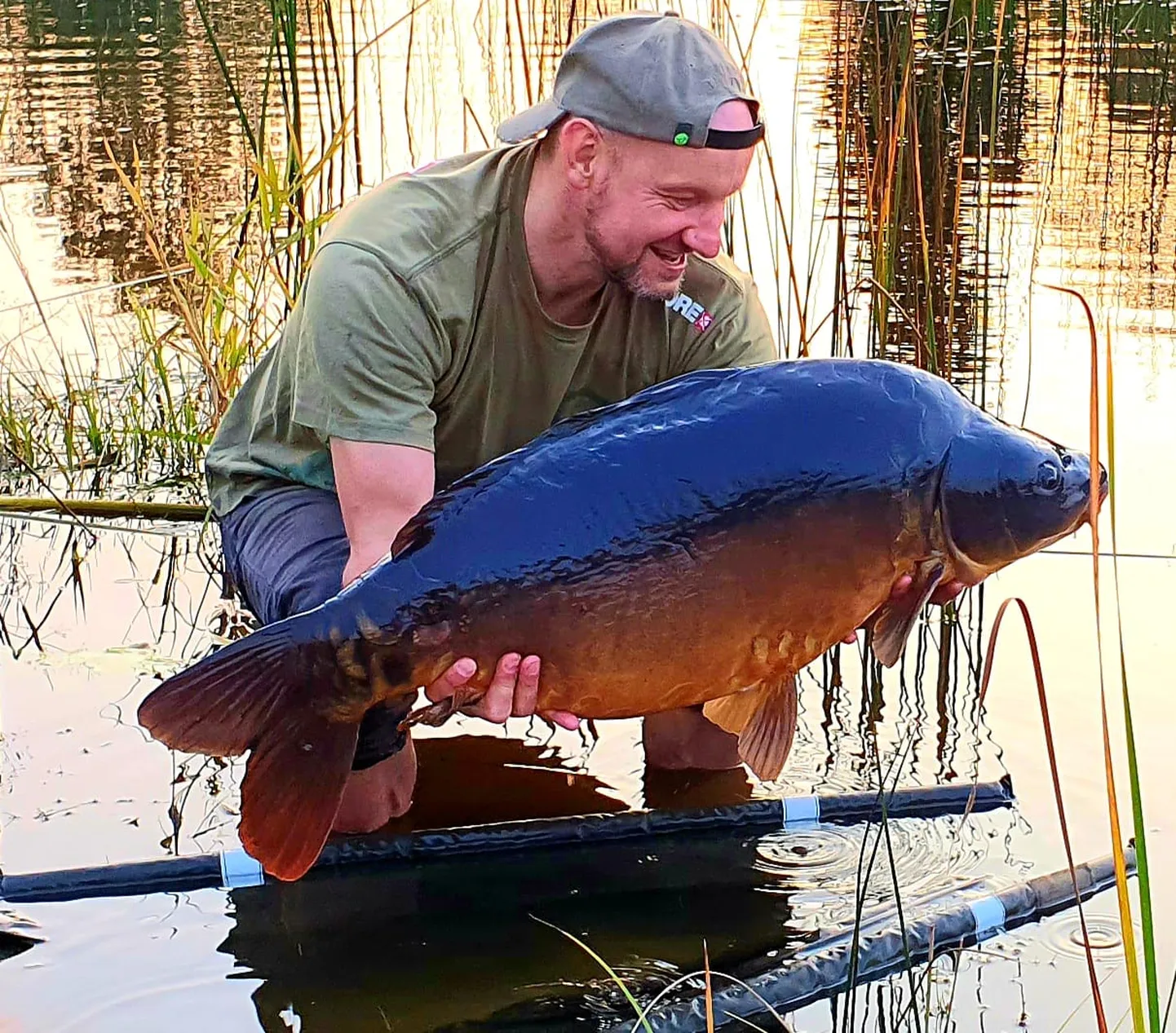 Rene Martin püüdis 18 kilogrammi kaalunud karpkala, mis on tema seni püütud kaladest seni suurim.