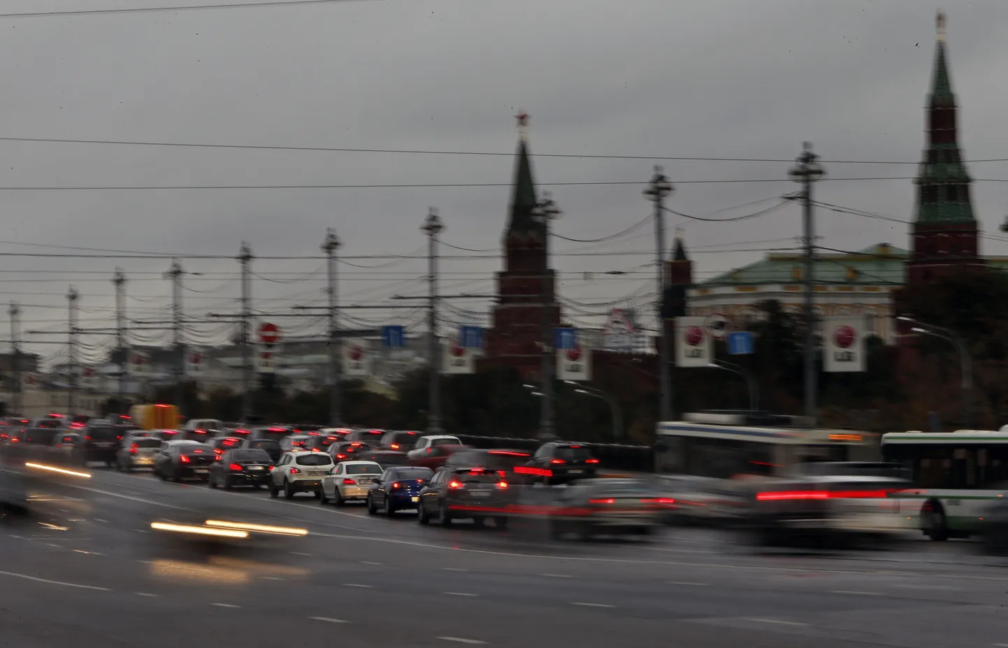 Liiklusummik Moskvas.