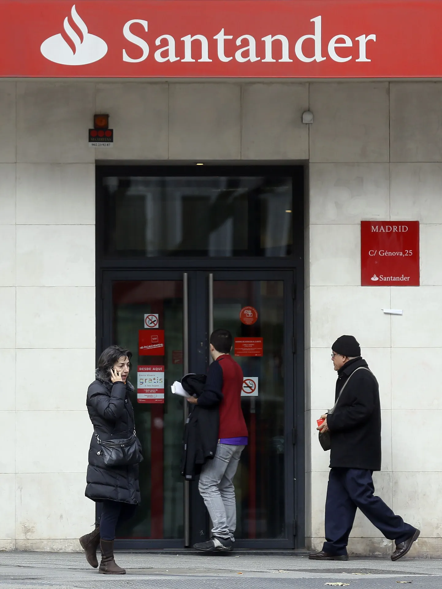 Santanderi kontor Madridis.