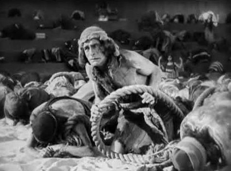 Kaader 1923. aasta filmist «The Ten Commandments»