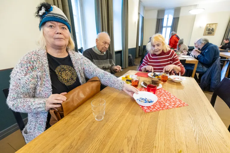 Sirje Arras käis nii möödunud aastal kui ka tänavu Pauluse kirikus lõunal.