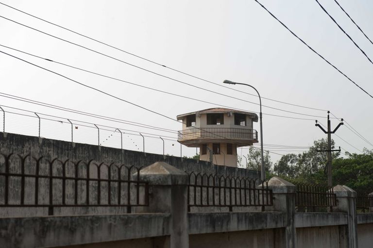 Тюрьма Пужали в Индии.