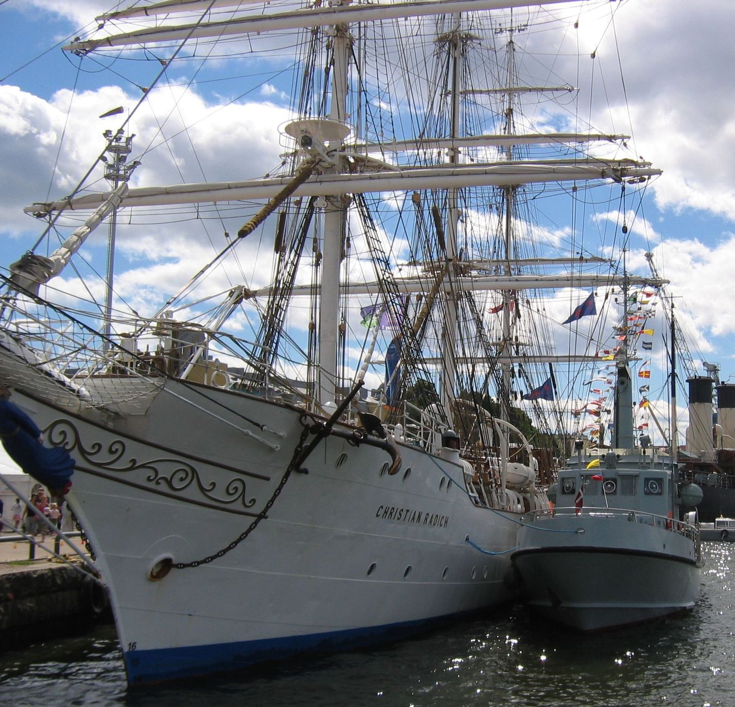 Tallinna Merepäevadel saab näha ka laeva nimega Christian Radich
