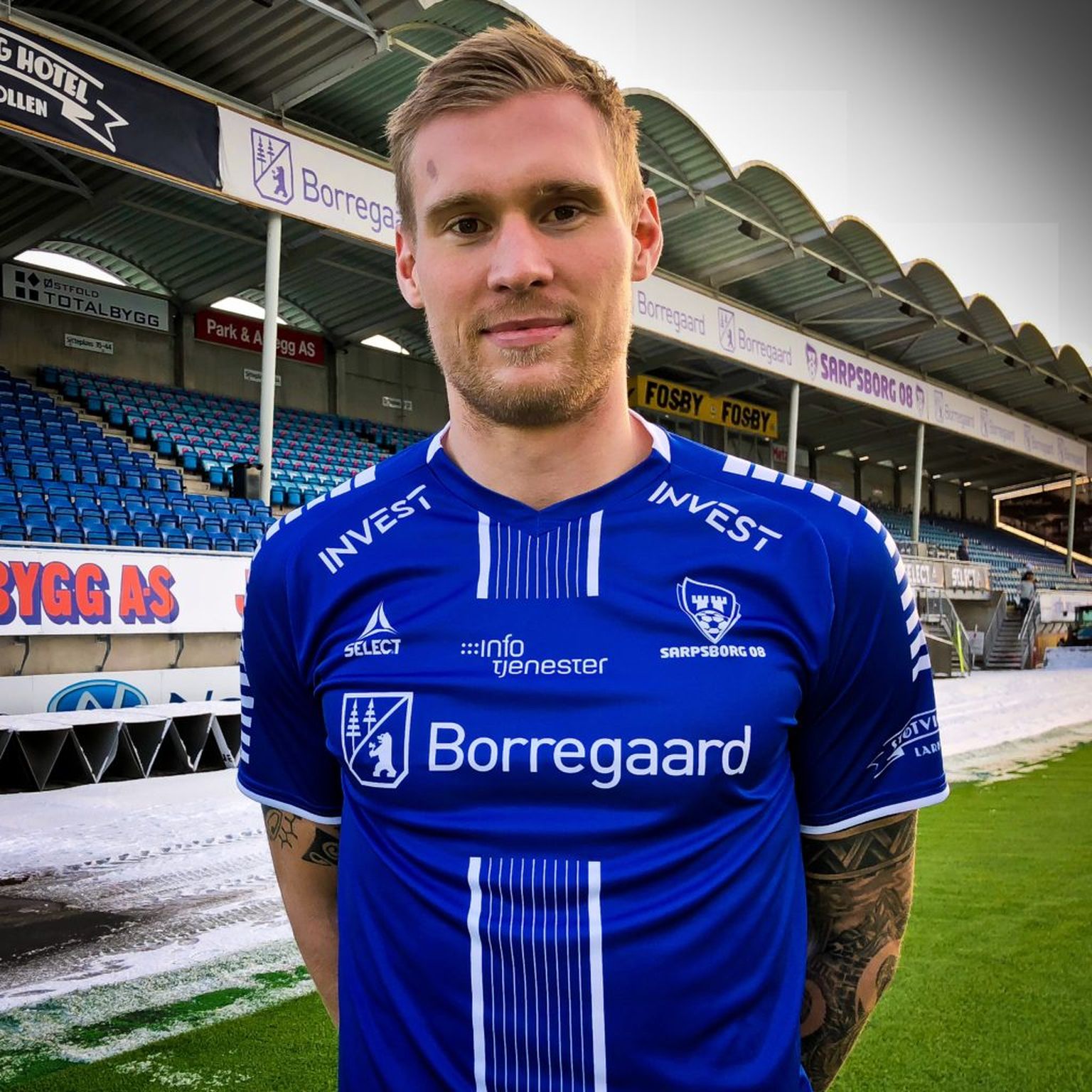 Joonas Tamm mängib sel hooajal Sarpsborg 08 meeskonna särgis
