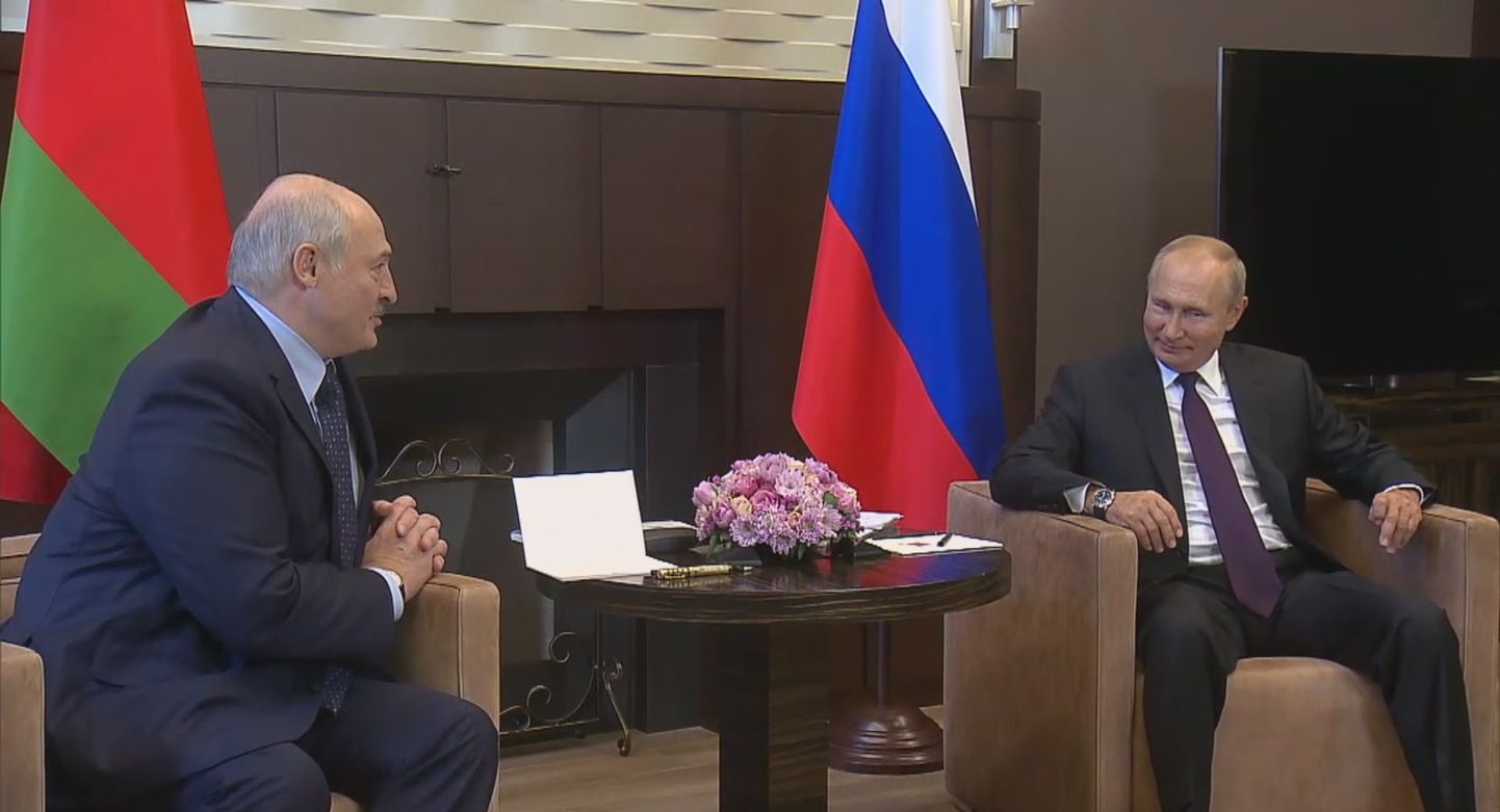 Aleksandrs Lukašenko un Vladimirs Putins.