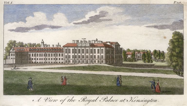 A view of the Royal Palace at Kensington Date: late 18th century