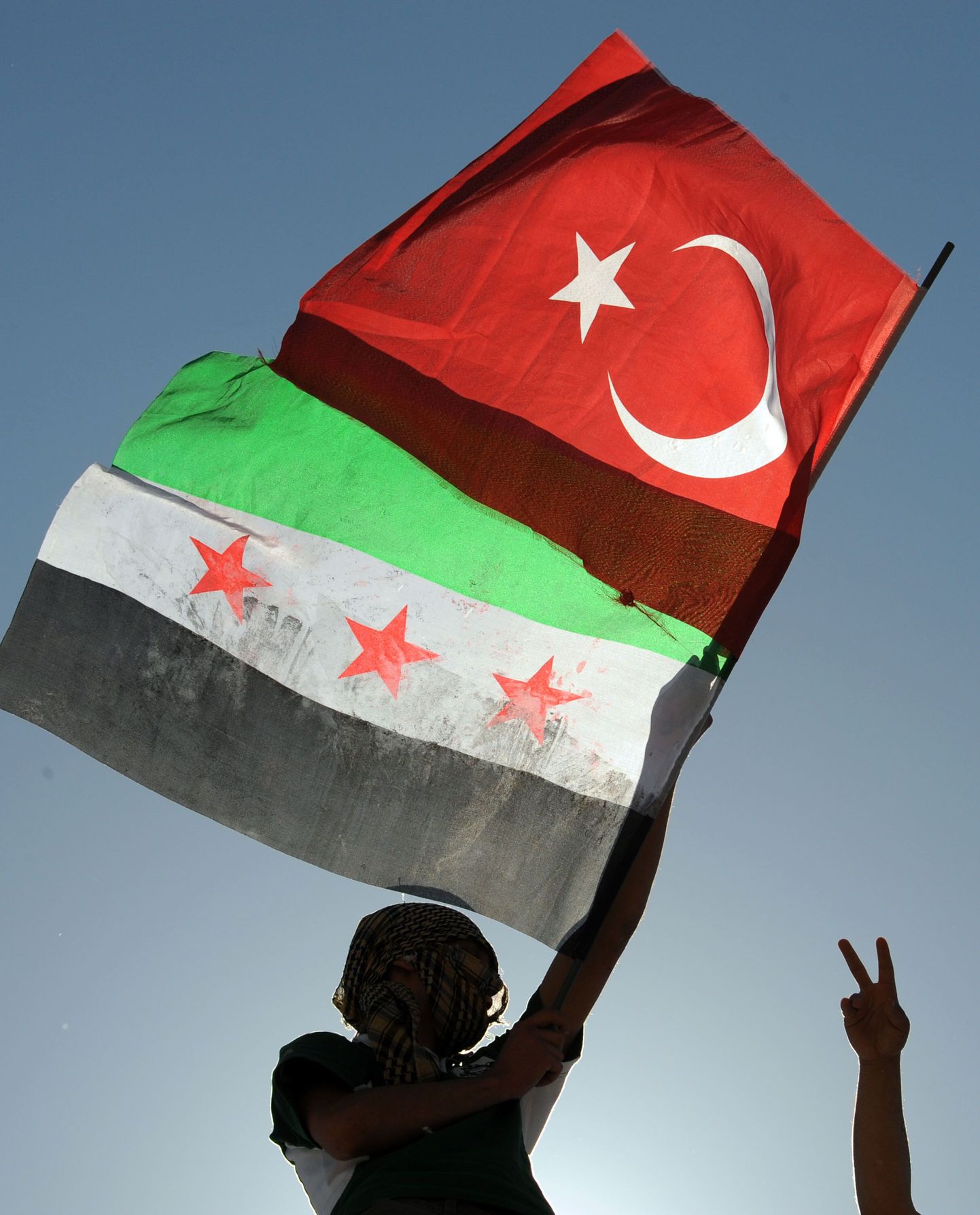 Türgi ja Süüria lipp