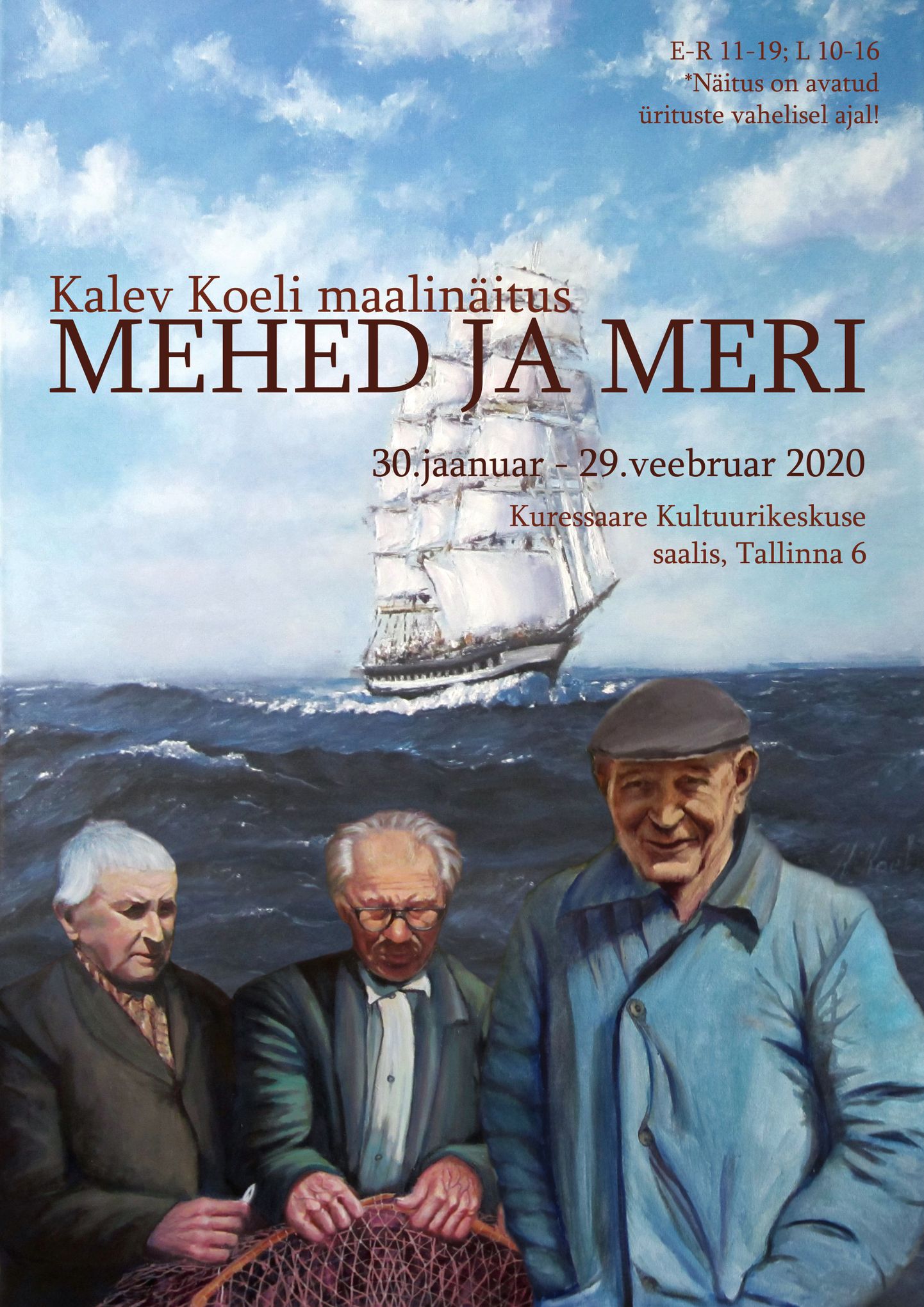 Kalev Koeli maalinäitus “Mehed ja meri”