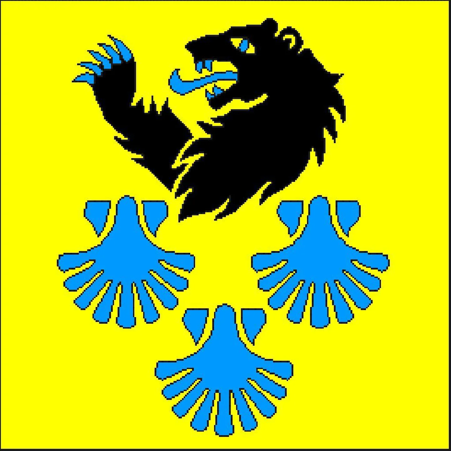 Halinga valla lipp.