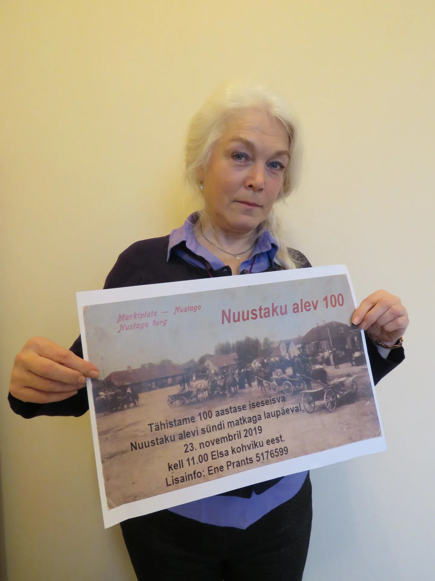 Otepäälane Ene Prants korraldab laupäeval matka «Nuustaku alev 100», et tähistada 100-aastase iseseisva Nuustaku alevi sündi.