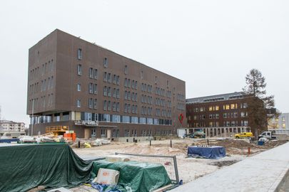 Строящийся корпус Ида-Вируской центральной больницы.