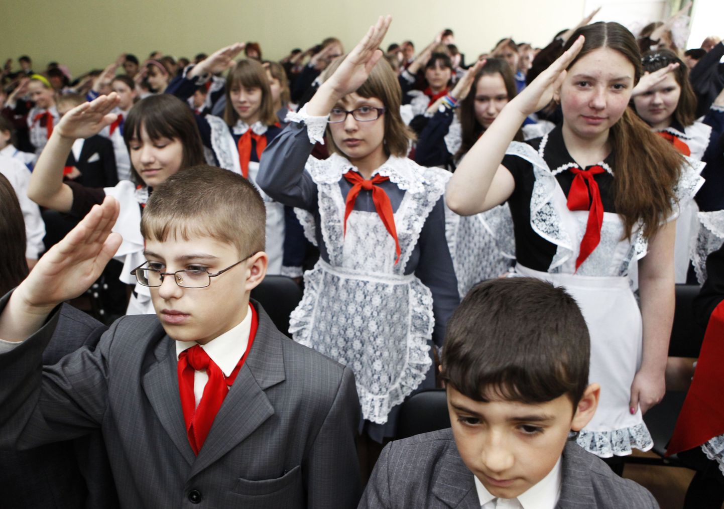 Vene koolilapsed.