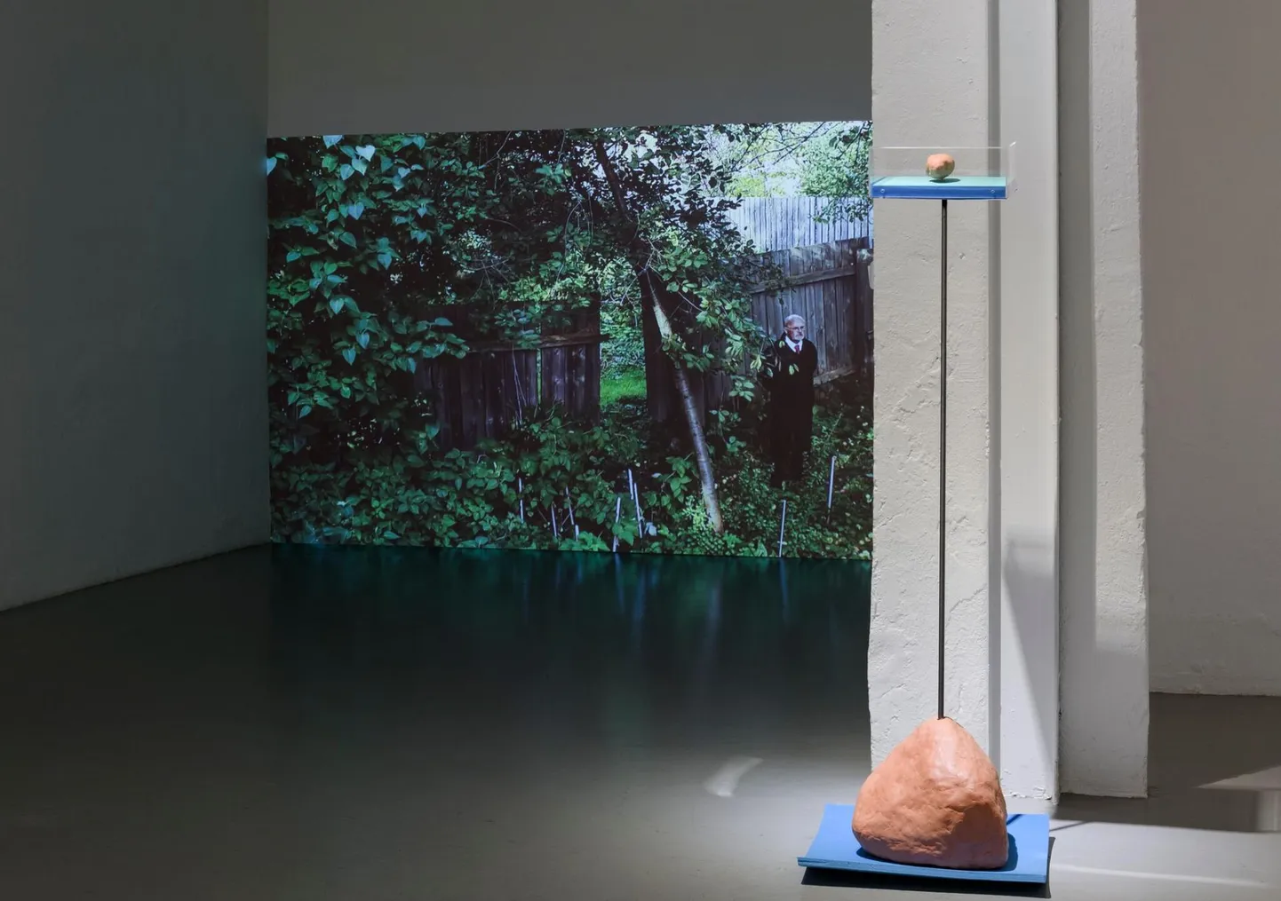 Flo Kasearu näituse «Aia auk» näitusevaade. FOTO: Stanislav Stepaško/temnikova Ja Kasela Galerii