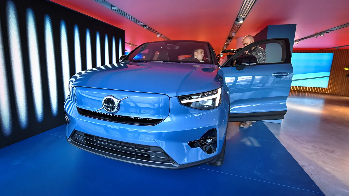 Volvo C40 Recharge elektriauto.