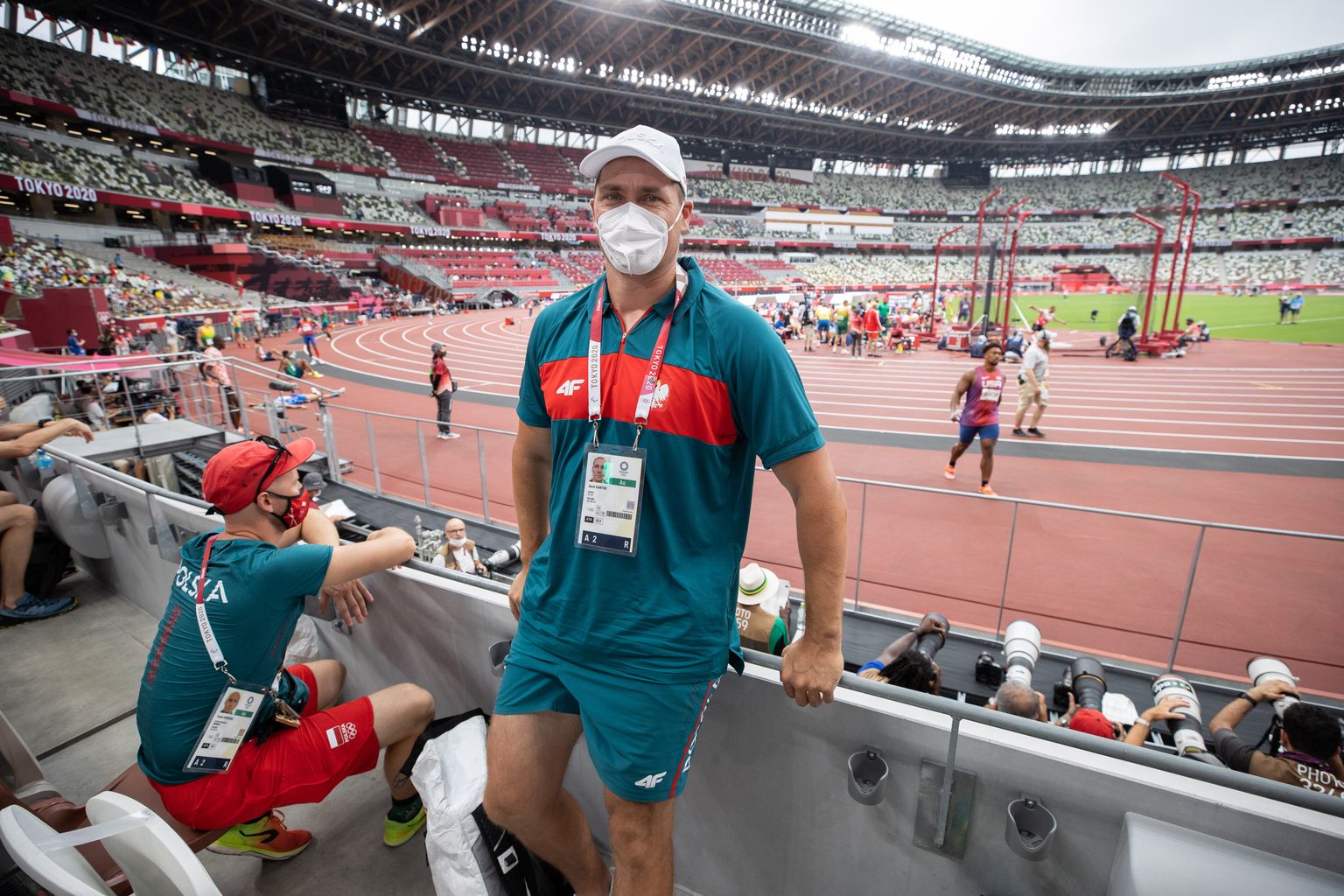 Gerd Kanter Tokyo olümpial Poola koondise dressis.