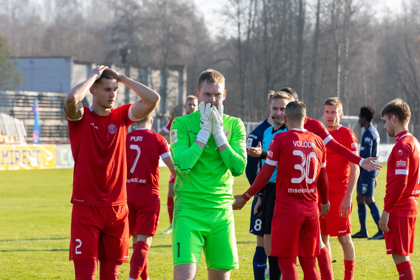 Tallinna JK Legioni mängijad.