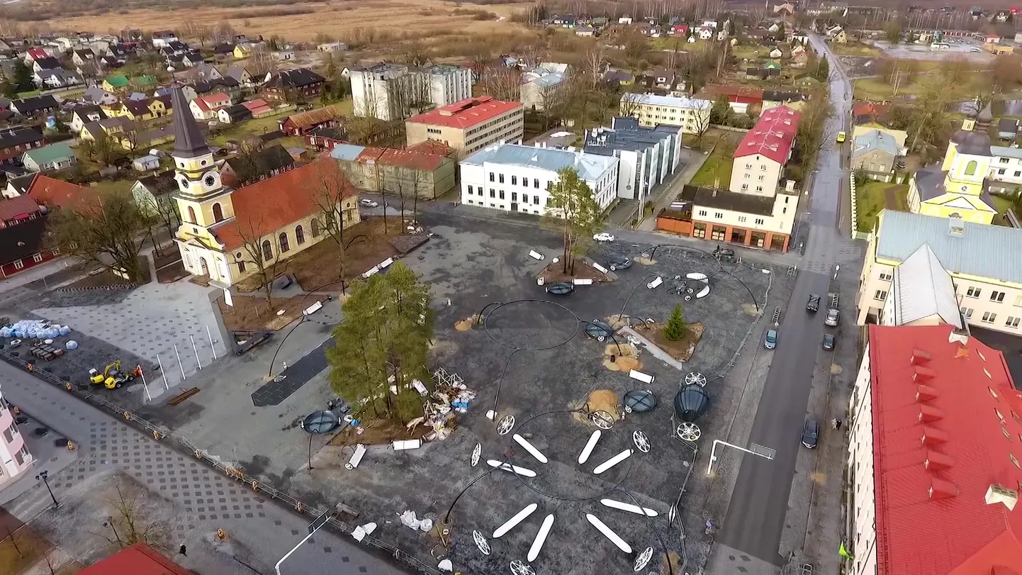 Droonivideo: Võru keskväljak