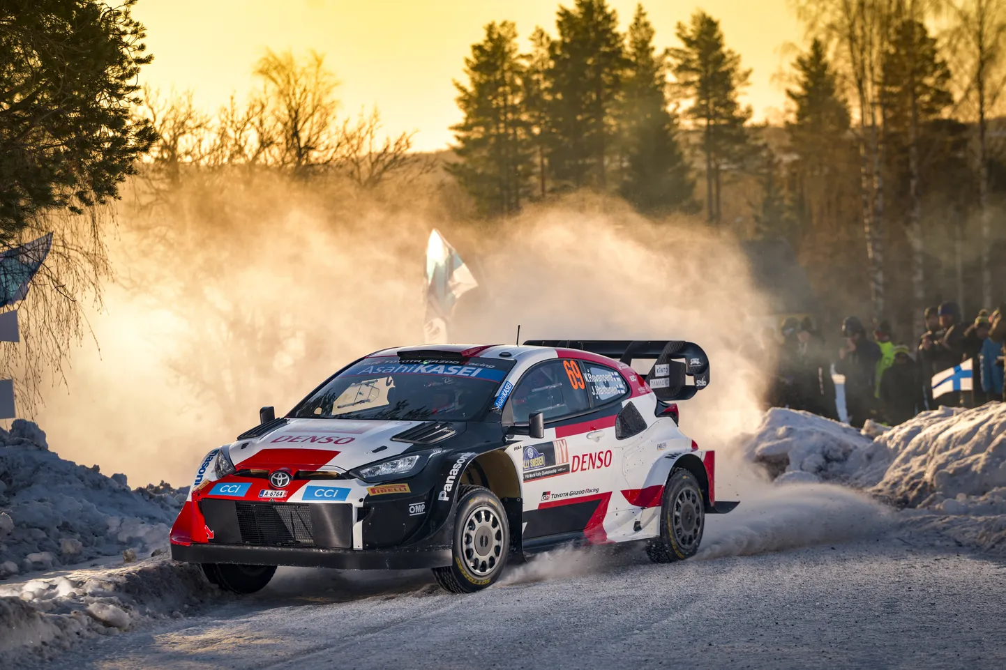Kalle Rovanperä Rootsi MM-rallil.