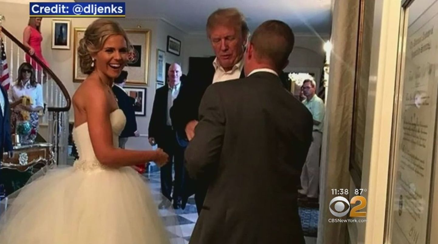 Donald Trump sattus juhuslikult Gerald Papa ja Jenna Buchholtzi pulma