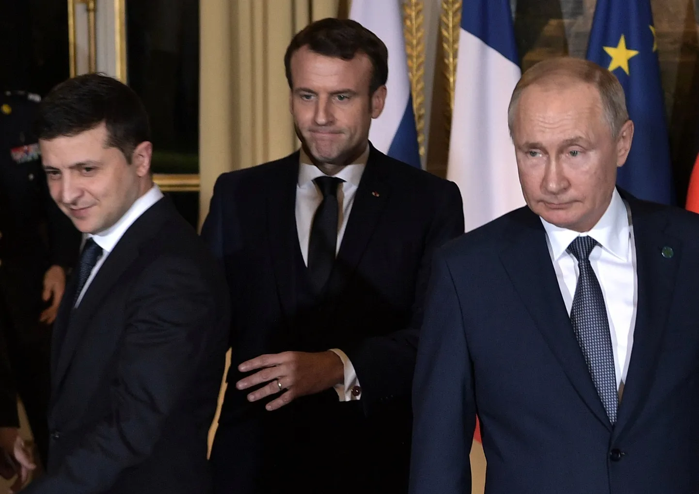 Putin ja Zelenskõi alustasid Pariisis esimest kohtumist.