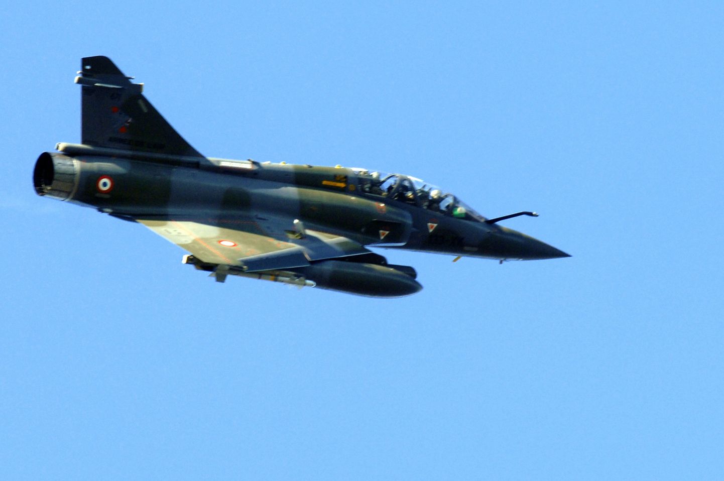Prantsuse õhujõudude Mirage 2000-tüüpi hävituslennuk.