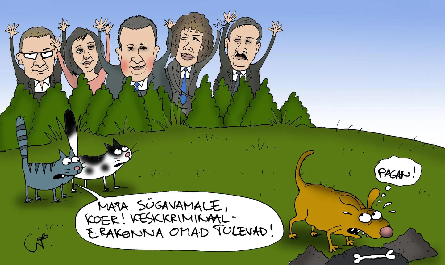 Päeva karikatuur FOTO: Urmas Nemvalts