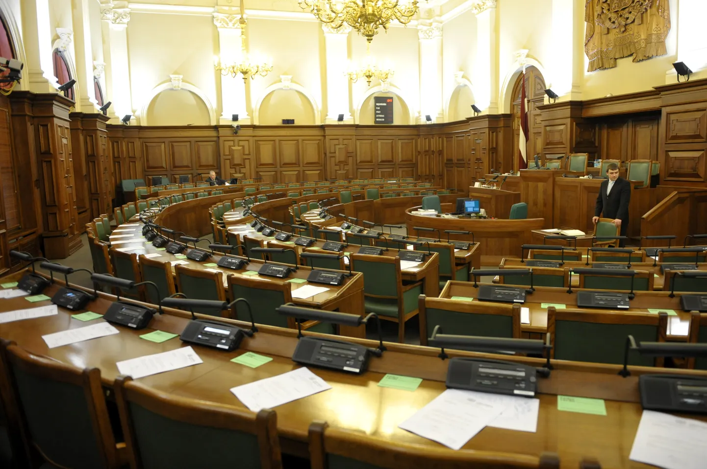 Зал пленарных заседаний Сейма