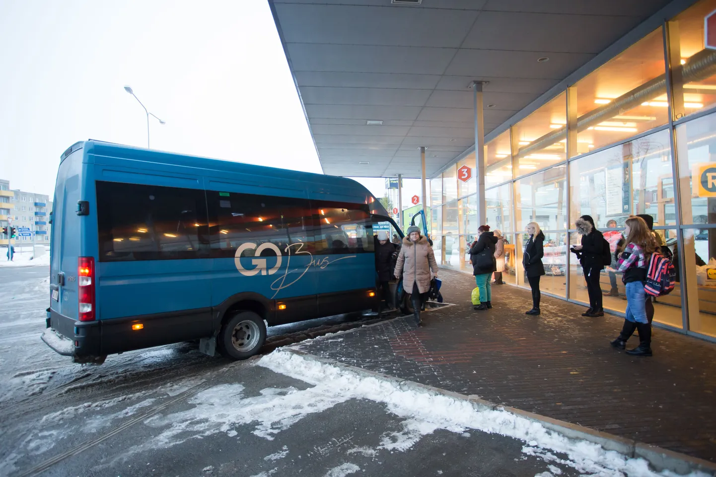 Rakvere bussijaam.