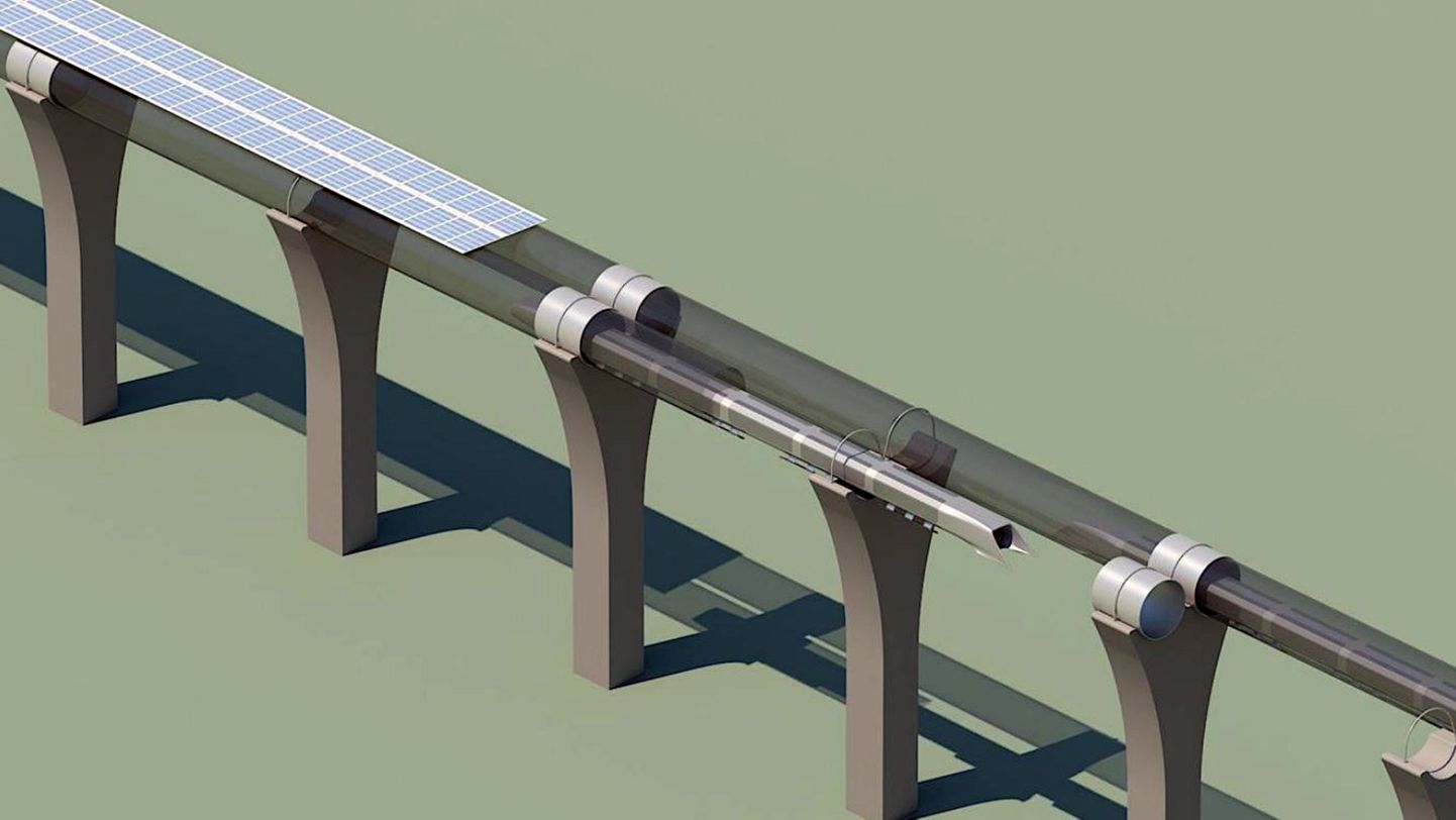 Hyperloop - kontseptuaalne disain