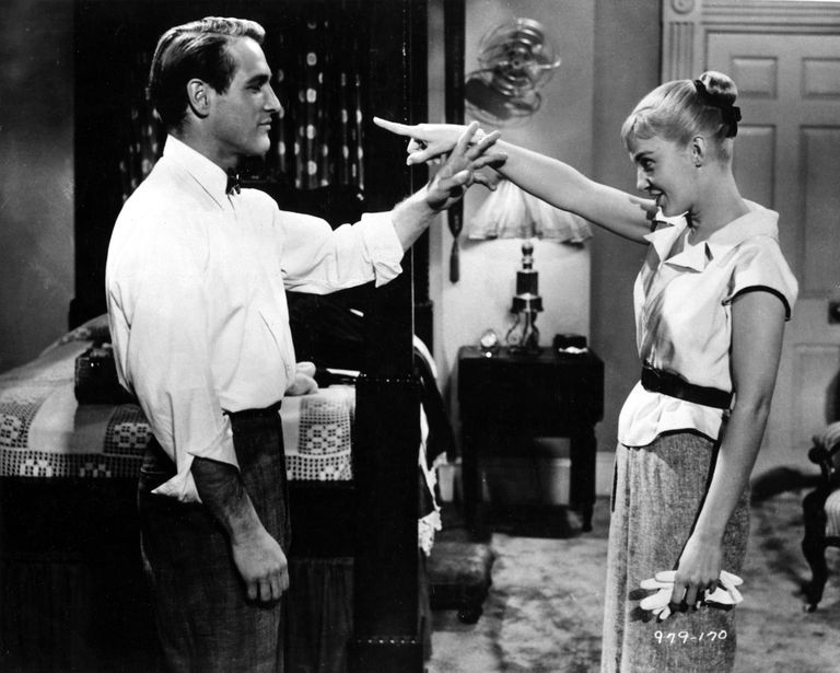 Paul Newman ja ta naine Joanne Woodward 1958. aasta filmis «The Long, hot Summer»