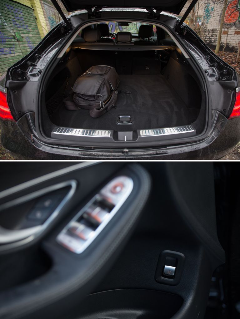Pakiruumi luuki saab avada uksel asuvast nupust, Mercedese logole vajutades või jalaviibutusega. 