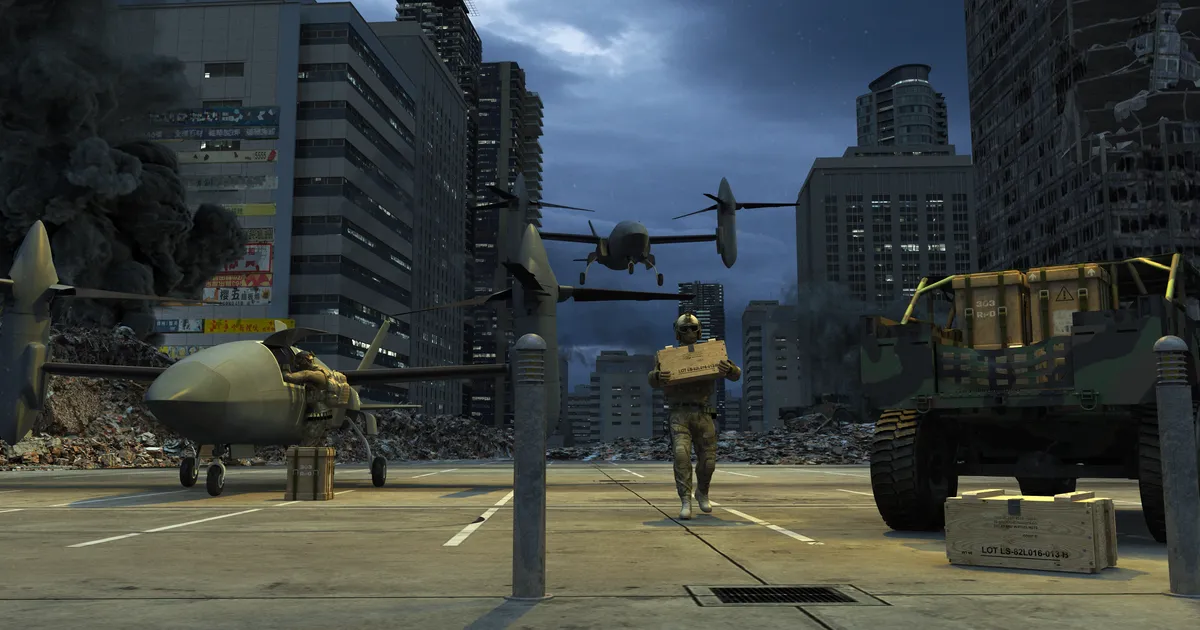 FOTOGRAFII ⟩ Aceasta este mașina de zbor SF a lui Bell – noua dronă militară americană planificată