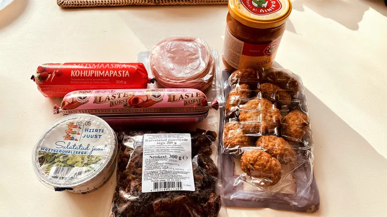 Продуктовый набор из школы в волости Ляэне-Харью.