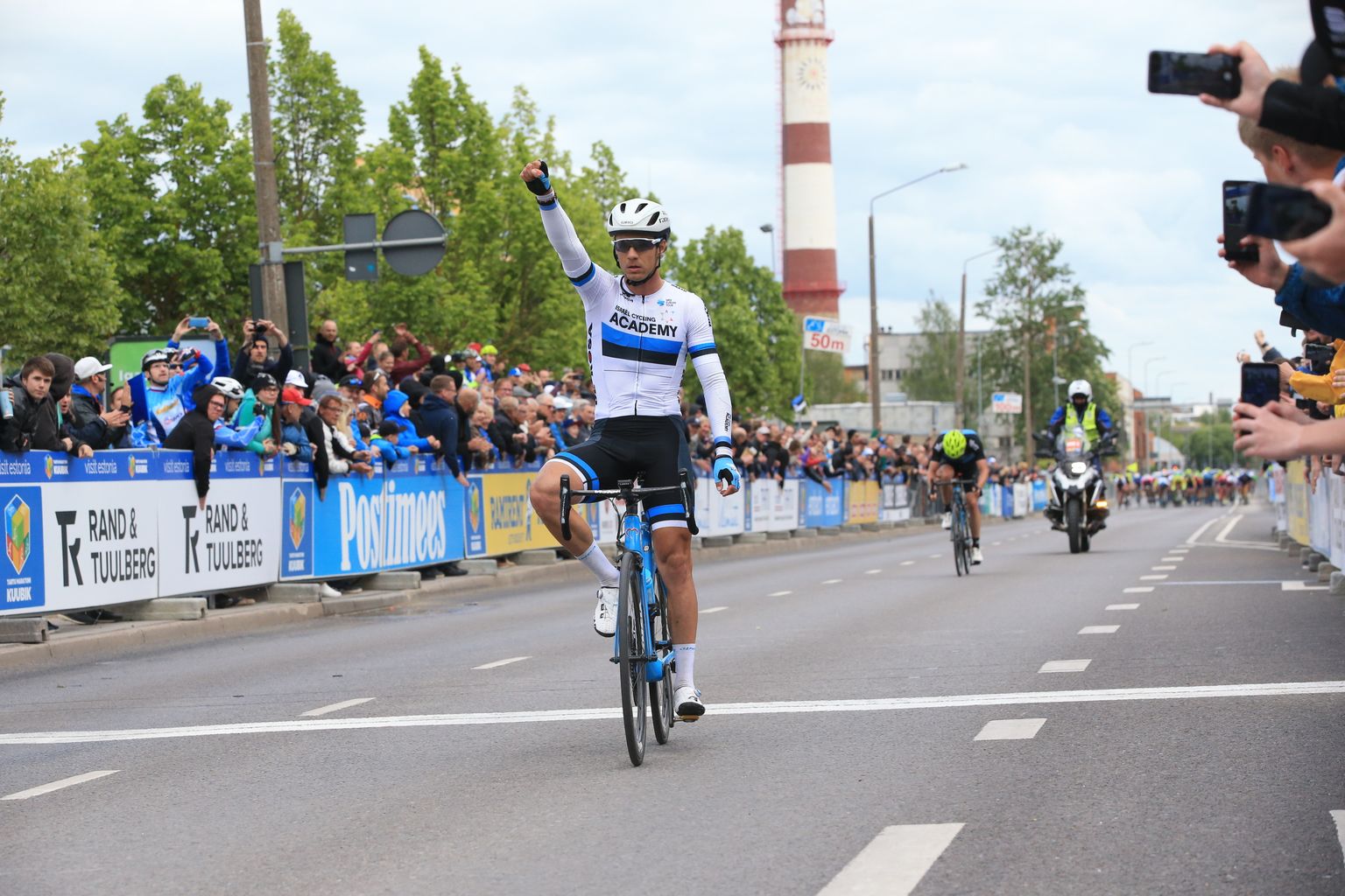 Mihkel Räim Tour of Estonia Tartu GP finišis.