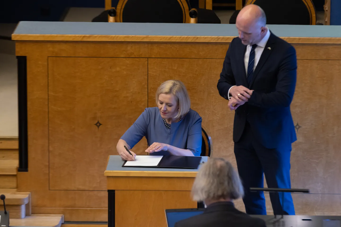 Rahandusminister Annely Akkermanni ametivanne